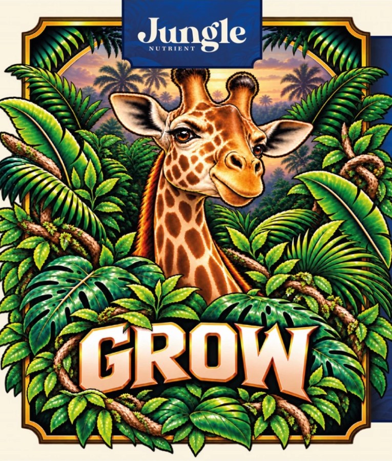 Etiqueta Jungle Nutrient Grow
